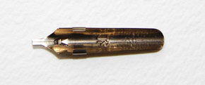 Tape Underside view of Nib