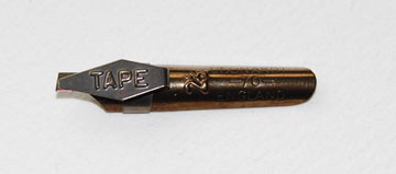 Tape Nib top view